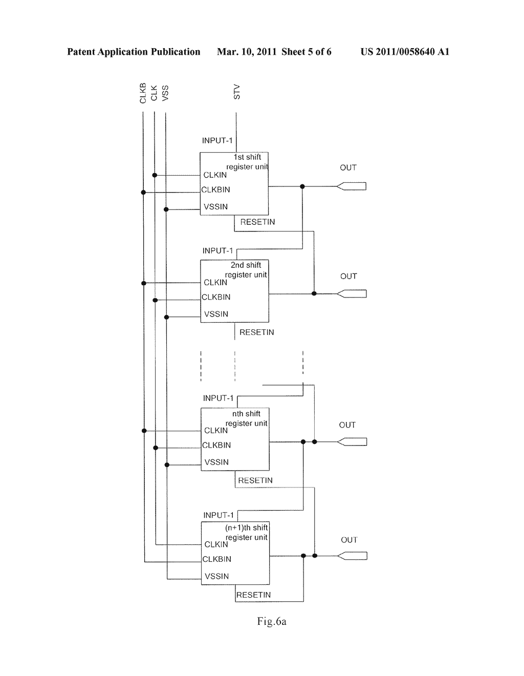 SHIFT REGISTER UNIT AND GATE DRIVE DEVICE FOR LIQUID CRYSTAL DISPLAY - diagram, schematic, and image 06