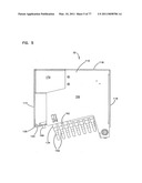 Optical fiber distribution frame with outside plant enclosure diagram and image