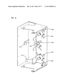 Optical fiber distribution frame with outside plant enclosure diagram and image