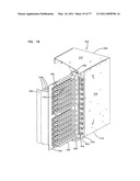 Optical fiber distribution frame with outside plant enclosure diagram and image