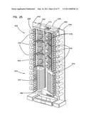 Optical fiber distribution frame with outside plant enclosure diagram and image