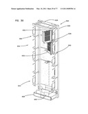 Optical fiber distribution frame with outside plant enclosure diagram and image