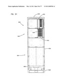 Optical fiber distribution frame with outside plant enclosure diagram and image