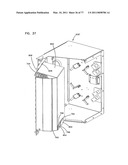 Optical fiber distribution frame with outside plant enclosure diagram and image