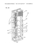 Optical fiber distribution frame with outside plant enclosure diagram and image