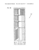 Optical fiber distribution frame with outside plant enclosure diagram and image