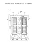 Optical fiber distribution frame with outside plant enclosure diagram and image