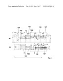 Variable format device for cutting print substrates and folder and printing press having a device of this kind diagram and image