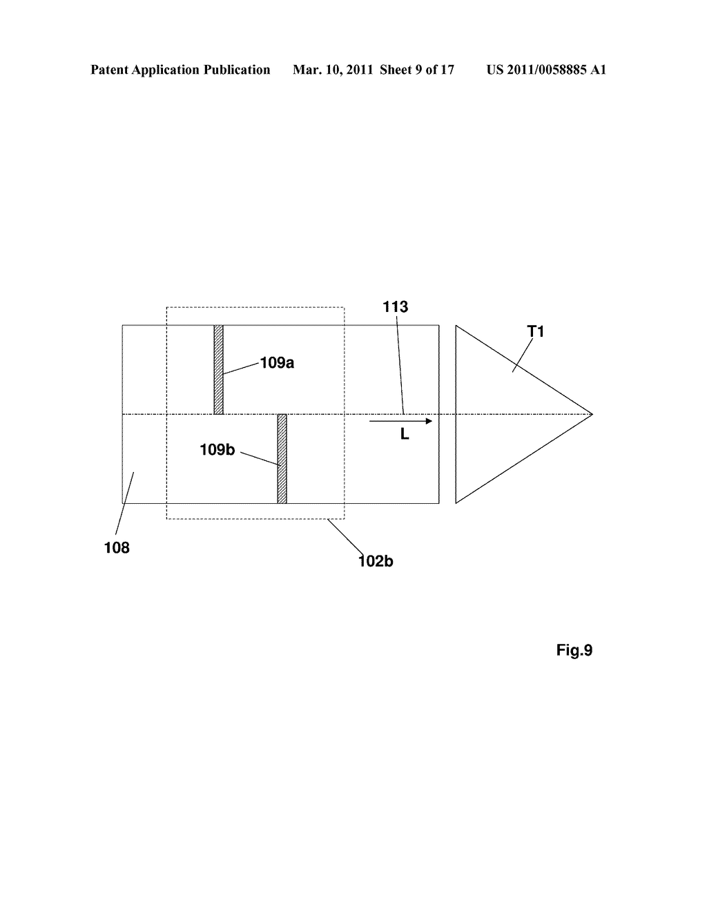 Variable format device for cutting print substrates and folder and printing press having a device of this kind - diagram, schematic, and image 10