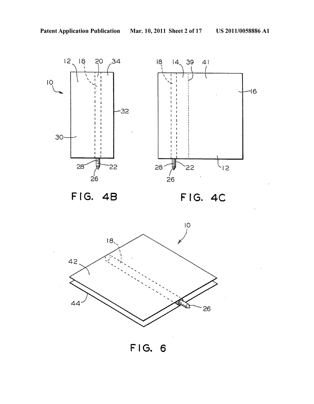 Sanitary Disposable Writing Instrument, Method of Making and Dispenser Therefore - diagram, schematic, and image 03