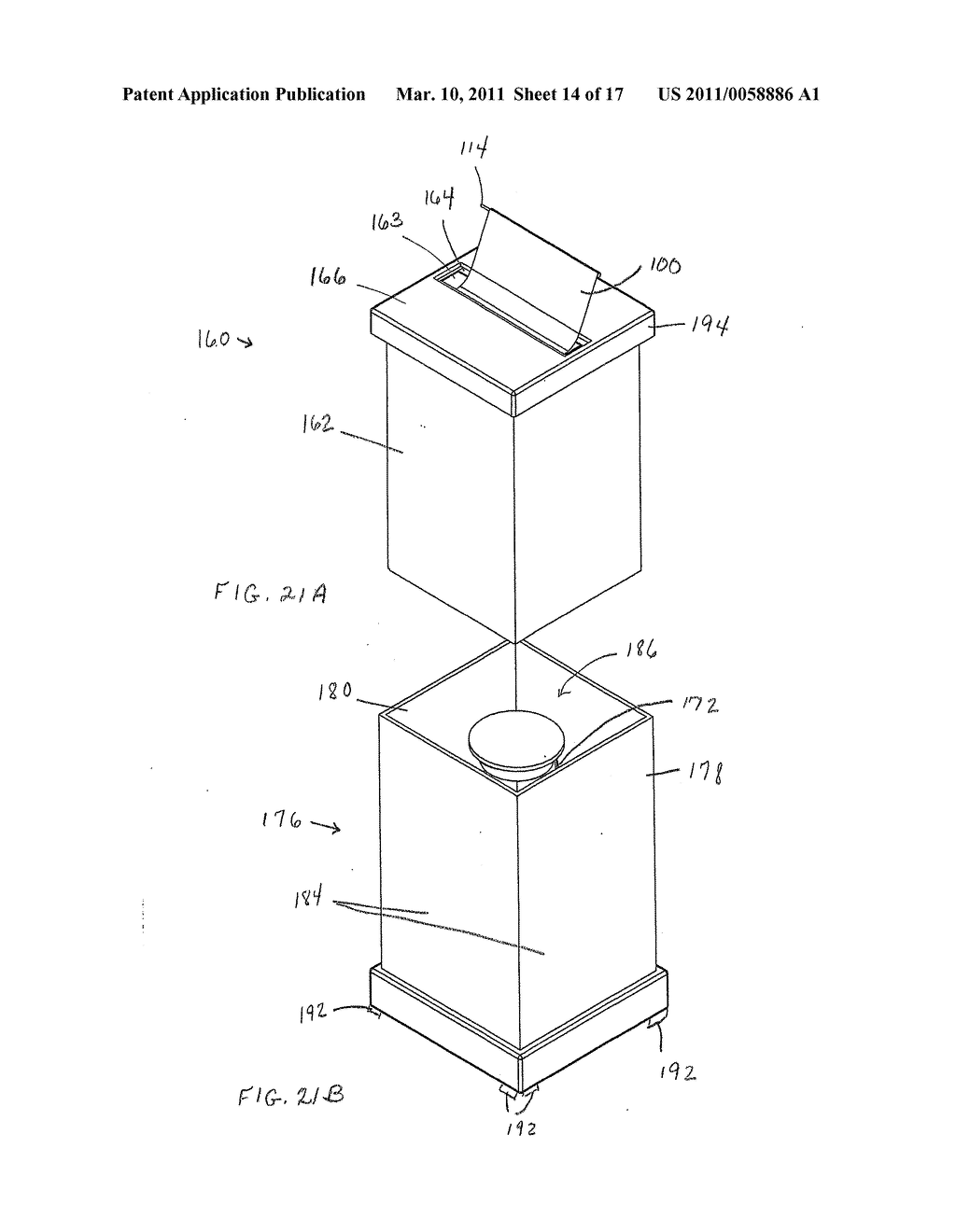 Sanitary Disposable Writing Instrument, Method of Making and Dispenser Therefore - diagram, schematic, and image 15