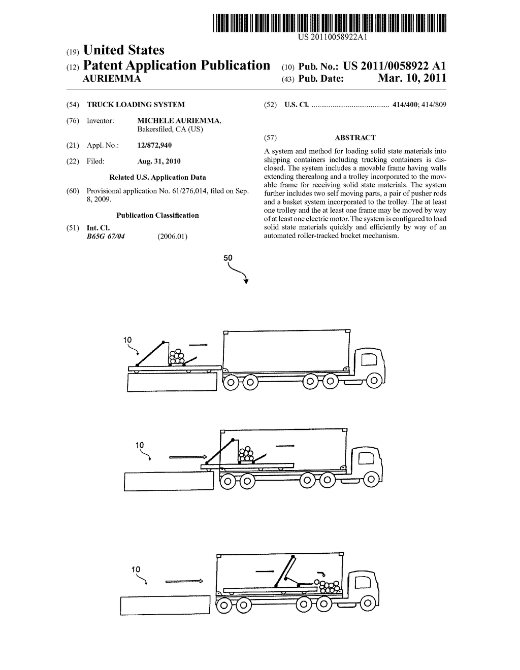 TRUCK LOADING SYSTEM - diagram, schematic, and image 01