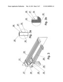 DEVICE FOR UNLOADING COMPARTMENT TRAYS, USED IN TOBACCO INDUSTRY, FILLED WITH ROD SHAPED ELEMENTS diagram and image