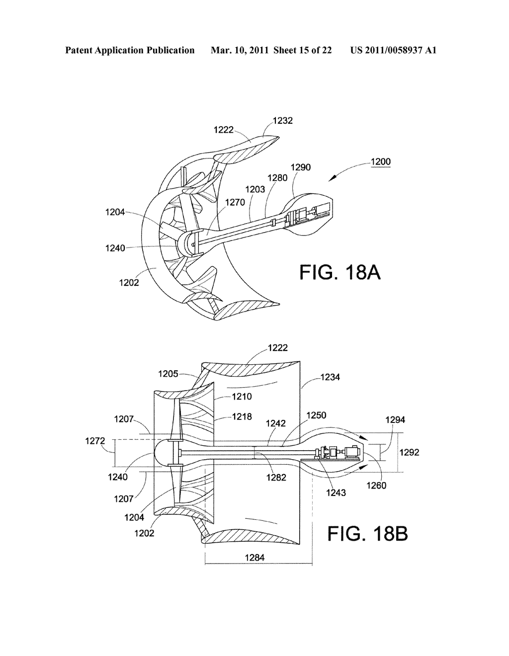 NACELLE CONFIGURATIONS FOR A SHROUDED WIND TURBINE - diagram, schematic, and image 16