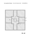 METHOD OF MAKING A SEMICONDUCTOR CHIP ASSEMBLY WITH A POST/BASE HEAT SPREADER, A SIGNAL POST AND A CAVITY diagram and image