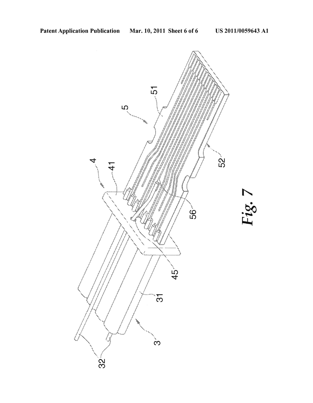 MULTICORE CABLE CONNECTOR WITH AN ALIGNMENT PLATE WITH A CABLE RECEIVING PORTION ON ONE SIDE AND A SUBSTRATE RECEIVING PORTION ON THE OTHER SIDE - diagram, schematic, and image 07