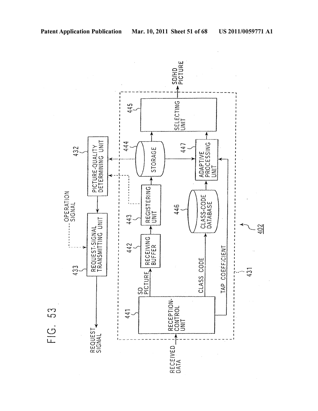 TRANSMITTING APPARATUS AND METHOD, RECEIVING APPARATUS AND METHOD, PROGRAM AND RECORDING MEDIUM, AND TRANSMITTING/RECEIVING SYSTEM - diagram, schematic, and image 52