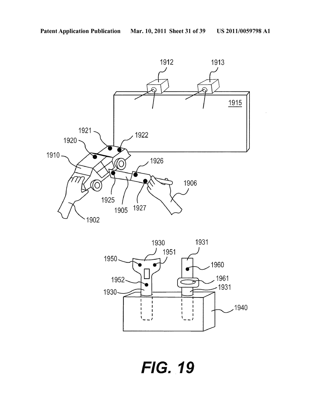 INTERACTIVE VIDEO BASED GAMES USING OBJECTS SENSED BY TV CAMERAS - diagram, schematic, and image 32