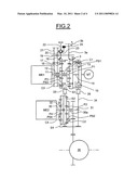 MODE CHANGING DEVICE FOR A POWER BRANCHING TRANSMISSION diagram and image