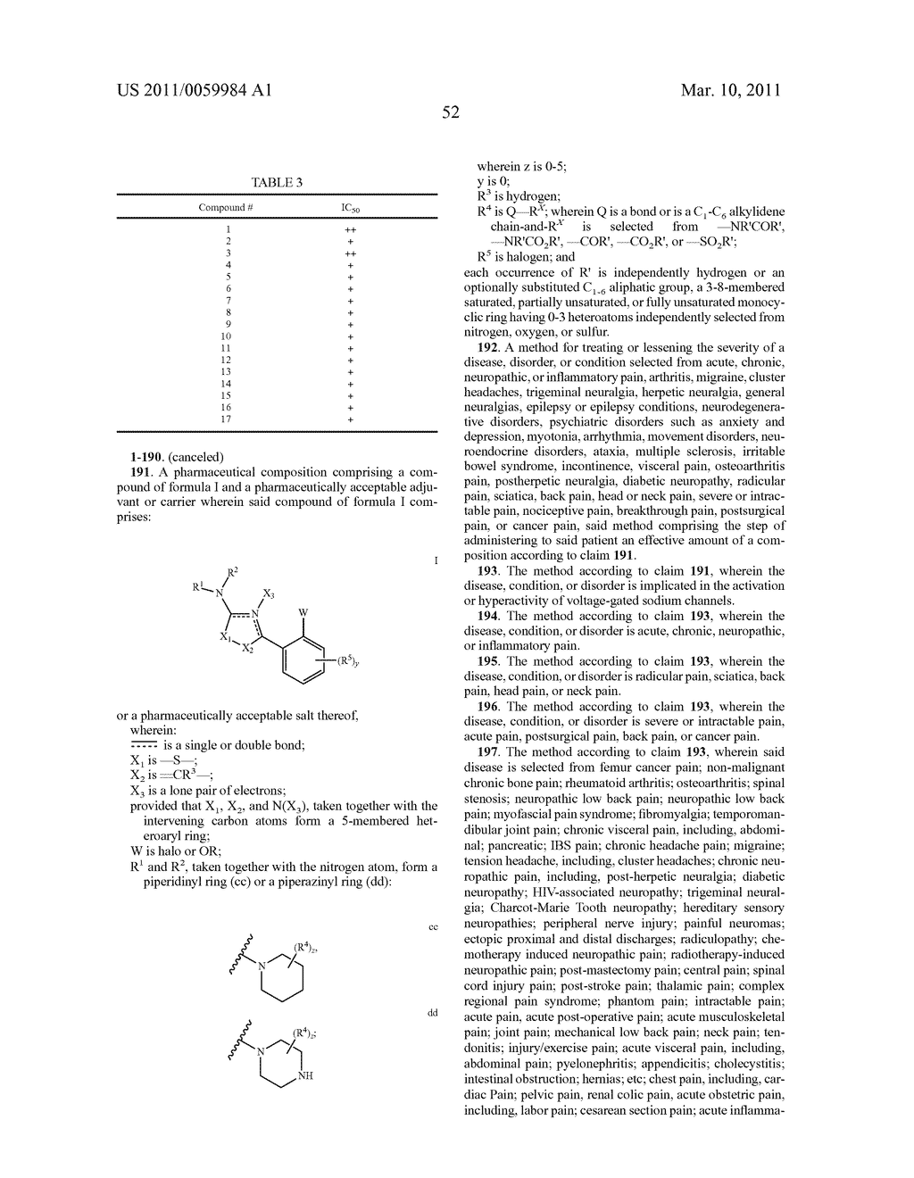 HETEROCYCLES USEFUL AS MODULATORS OF ION CHANNELS - diagram, schematic, and image 53