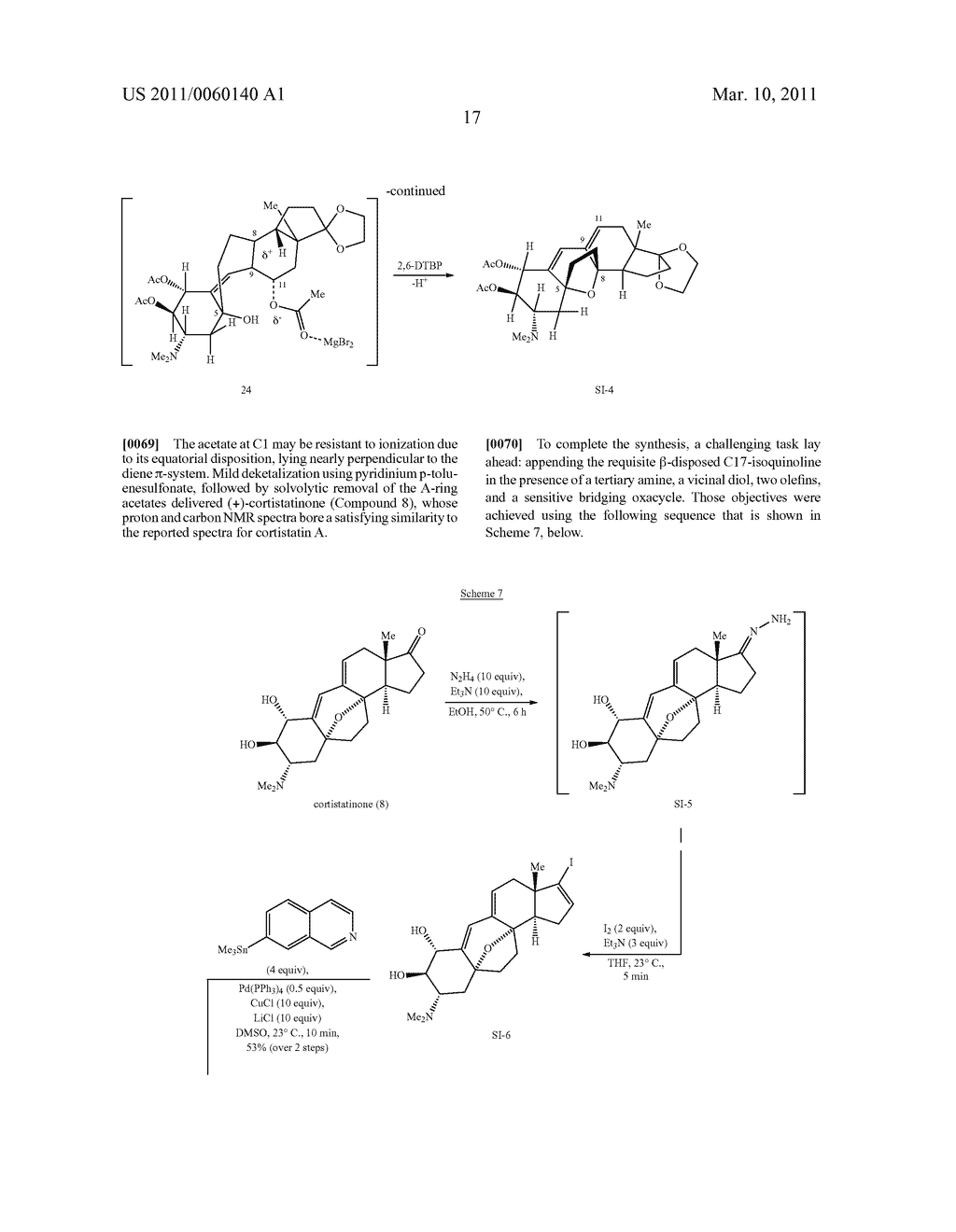 SYNTHESIS OF (+) CORTISTATIN A AND RELATED COMPOUNDS - diagram, schematic, and image 18