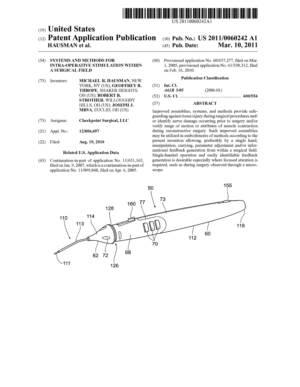 Systems and methods for intra-operative stimulation within a surgical field - diagram, schematic, and image 01