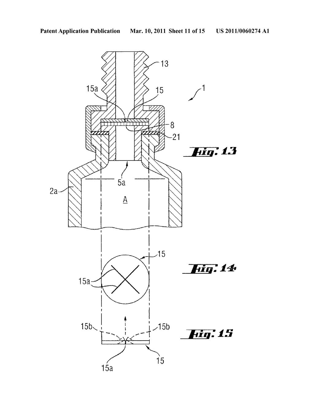 TWO-CHAMBER INJECTION DEVICE HAVING GAS-PERMEABLE MEMBRANE - diagram, schematic, and image 12