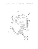 DISPOSABLE PANTS-TYPE DIAPER diagram and image