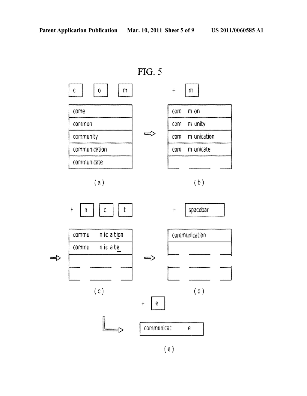 INPUTTING METHOD BY PREDICTING CHARACTER SEQUENCE AND ELECTRONIC DEVICE FOR PRACTICING THE METHOD - diagram, schematic, and image 06