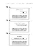 Address search device and method for searching address diagram and image