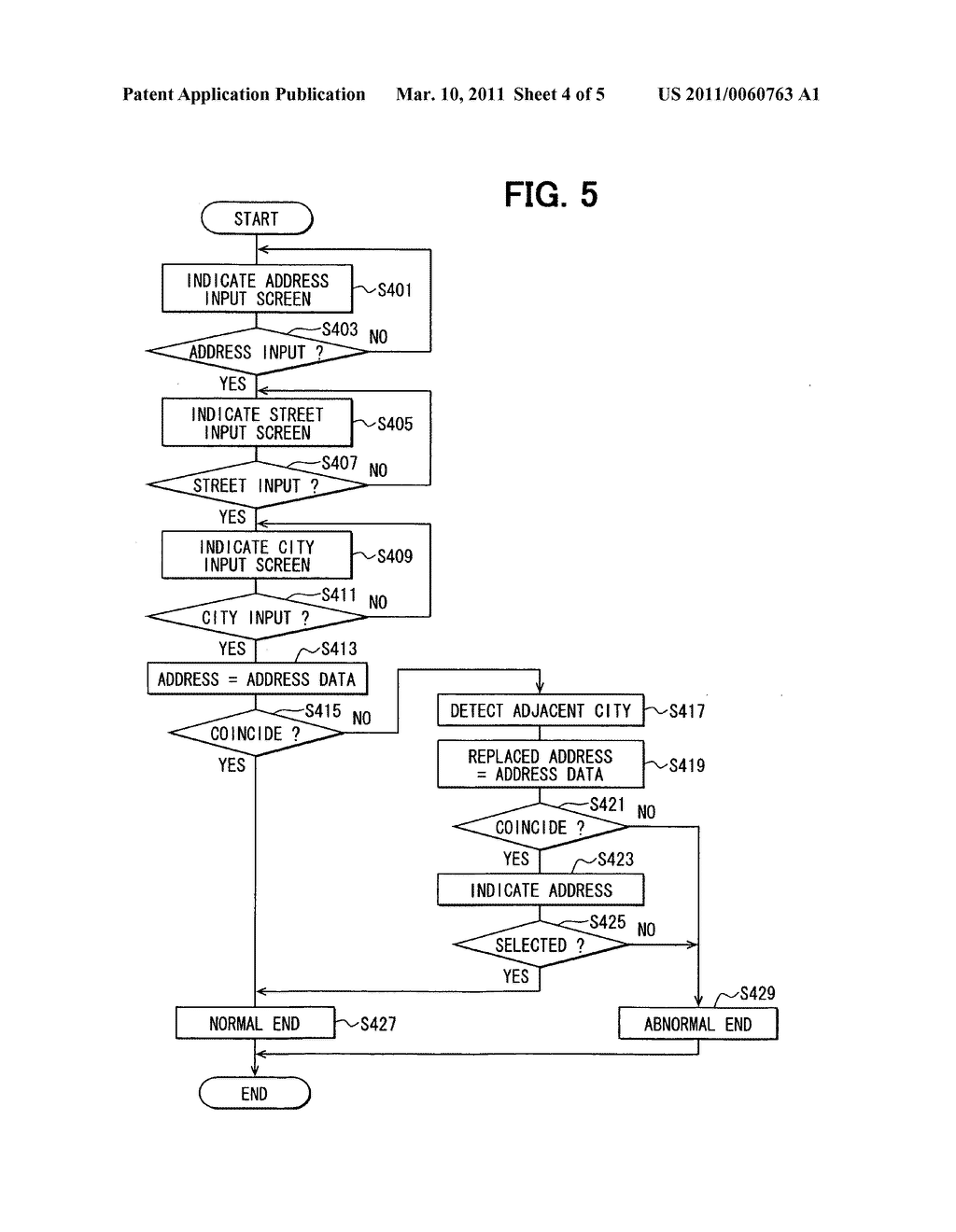Address search device and method for searching address - diagram, schematic, and image 05