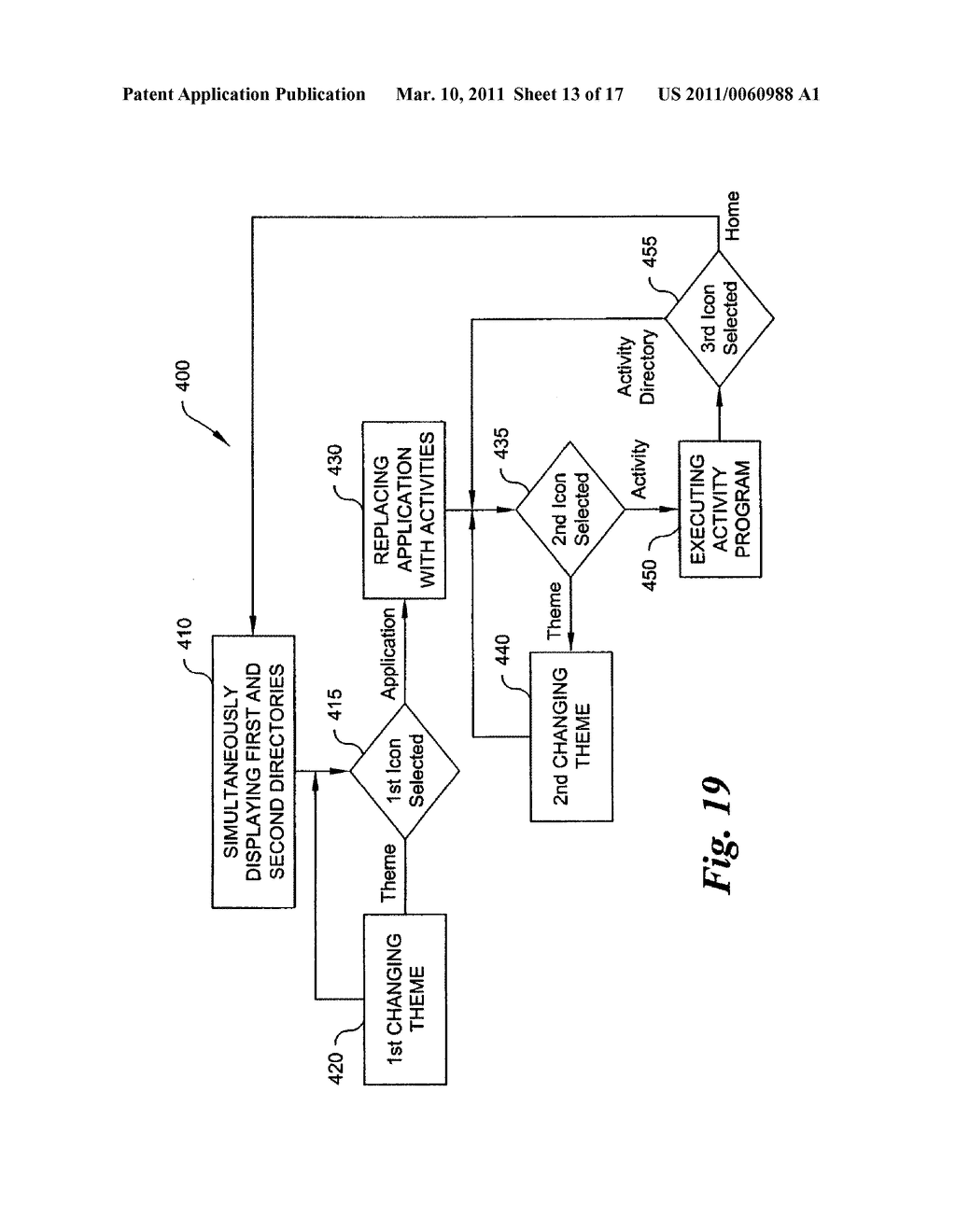 SYSTEM AND METHOD FOR DISPLAYING, NAVIGATING AND SELECTING ELECTRONICALLY STORED CONTENT ON A MULTIFUNCTION HANDHELD DEVICE - diagram, schematic, and image 14