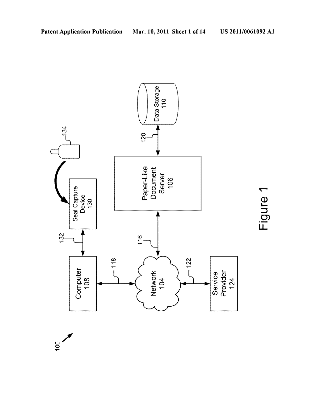 METHOD FOR APPLYING A PHYSICAL SEAL AUTHORIZATION TO DOCUMENTS IN ELECTRONIC WORKFLOWS - diagram, schematic, and image 02