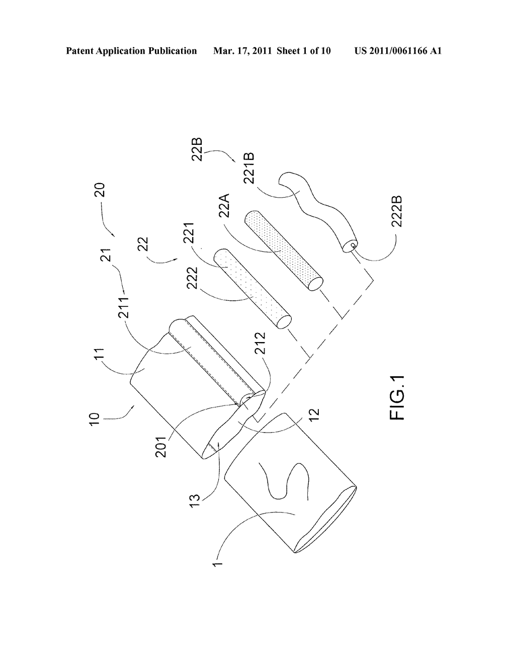 Pillow cover with neck support - diagram, schematic, and image 02