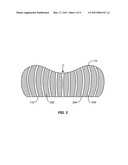 PILLOWS WITH LARGE DIAMETER CLEAVING FOR ENHANCED LATERAL SOFTNESS diagram and image