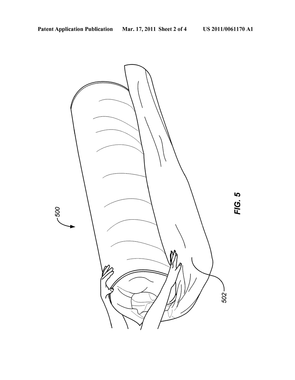 SYSTEM AND METHOD FOR SECURING FLEXIBLE FOAM MATTRESS COVERS FROM MISALIGNMENT - diagram, schematic, and image 03