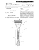 HANDLE FOR SHAVING RAZORS HAVING IMPROVED GRIP diagram and image