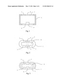 SLIDE LOCK FOR JOINING TWO ENDS OF A TEXTILE RIBBON diagram and image