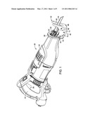 SHOCK ABSORBING, VIBRATION ISOLATING AND JAM PROTECTING FOOT DEVICE FOR A RECIPROCATING SAW diagram and image