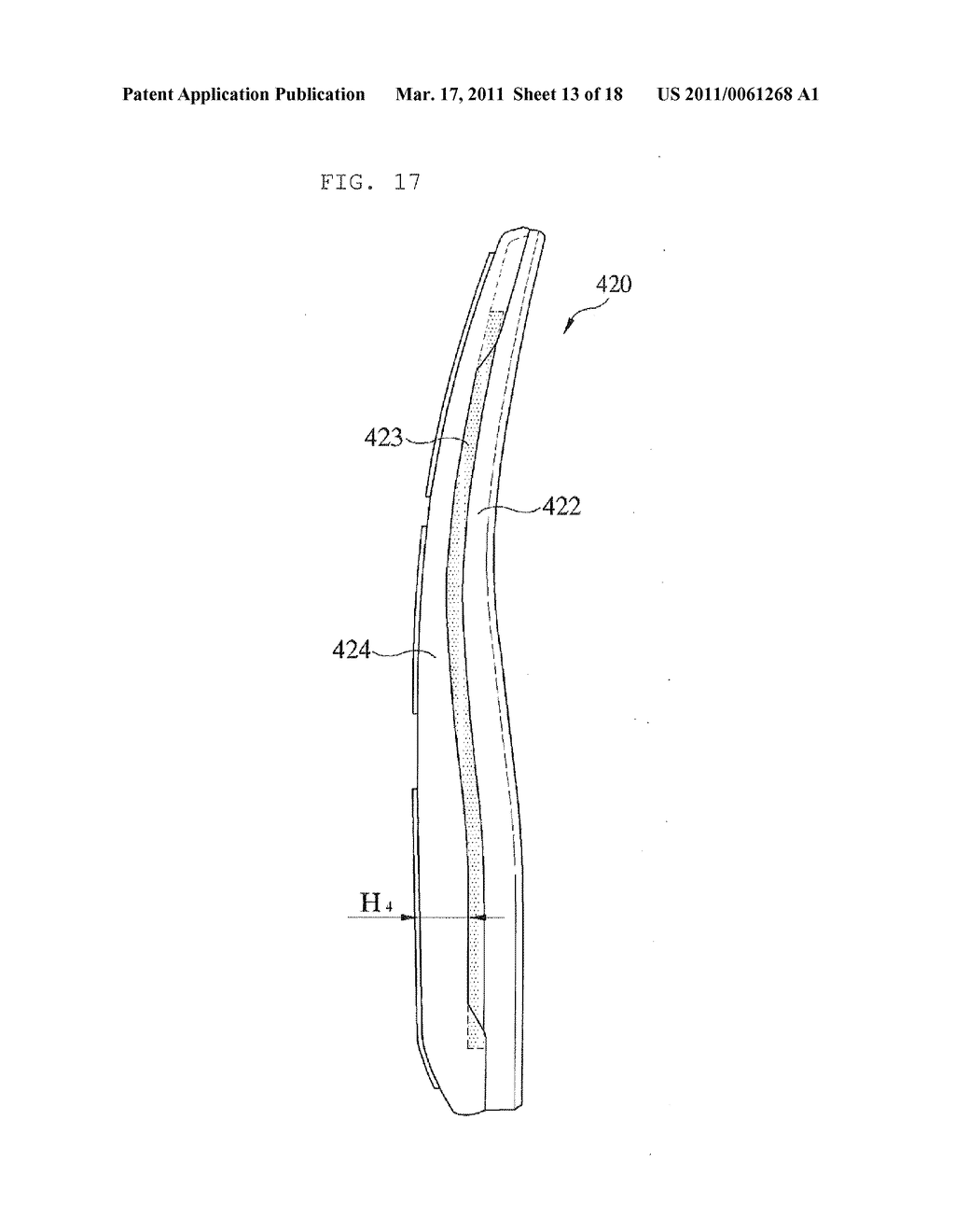 SOLE HAVING THE TILT SURFACE AND THE KNEE JOINT-PROTECTING SHOE COMPRISING THE SAME - diagram, schematic, and image 14