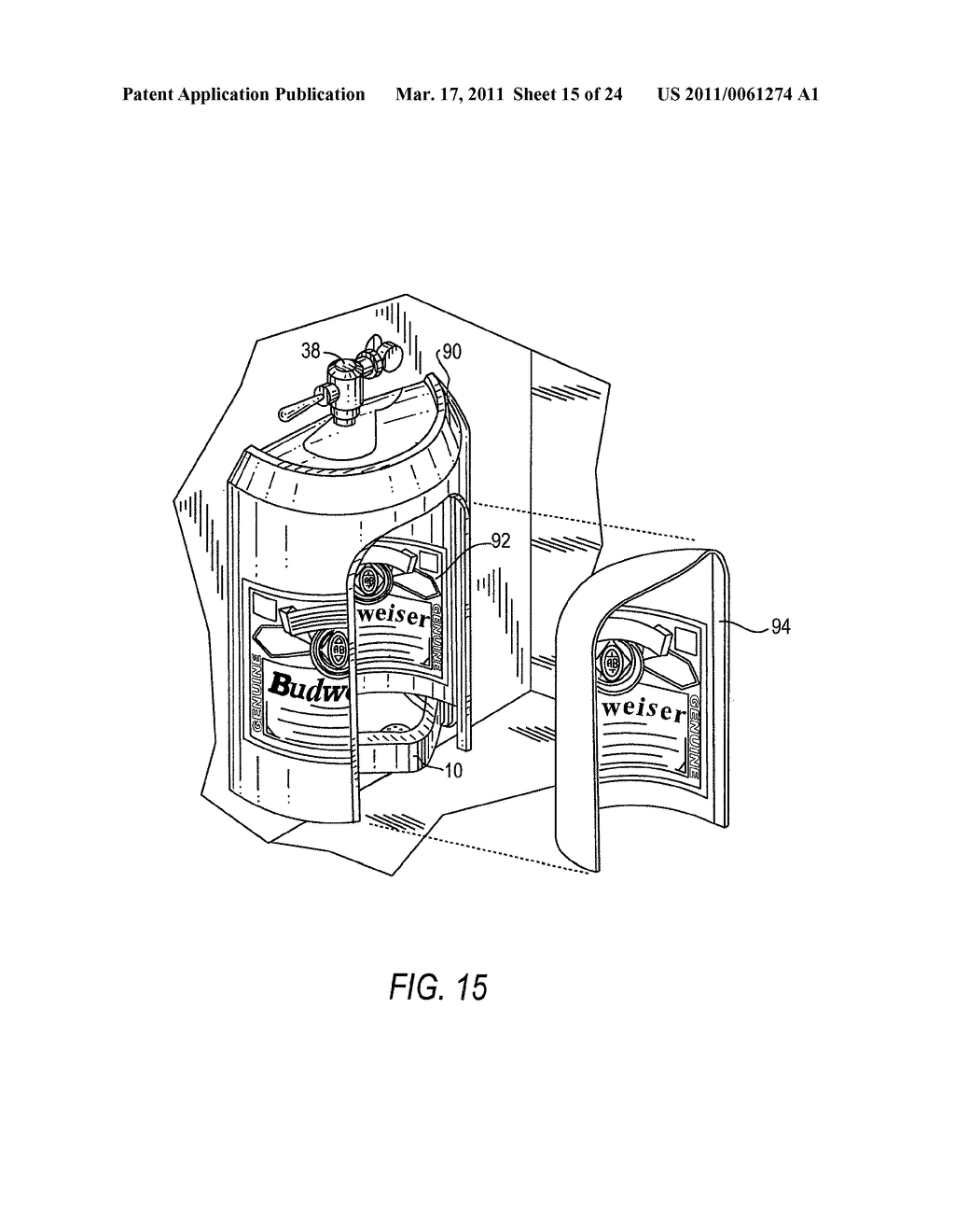 METHOD OF ADVERTISING IN A RESTROOM - diagram, schematic, and image 16