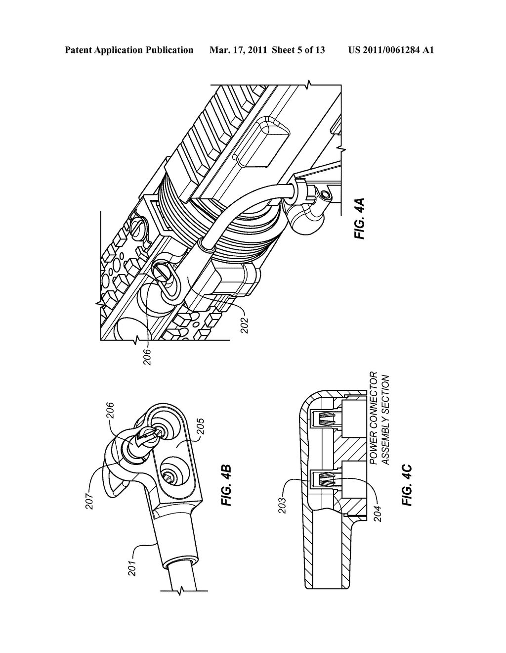SYSTEM FOR PROVIDING ELECTRICAL POWER TO ACCESSORIES MOUNTED ON THE POWERED RAIL OF A WEAPON - diagram, schematic, and image 06
