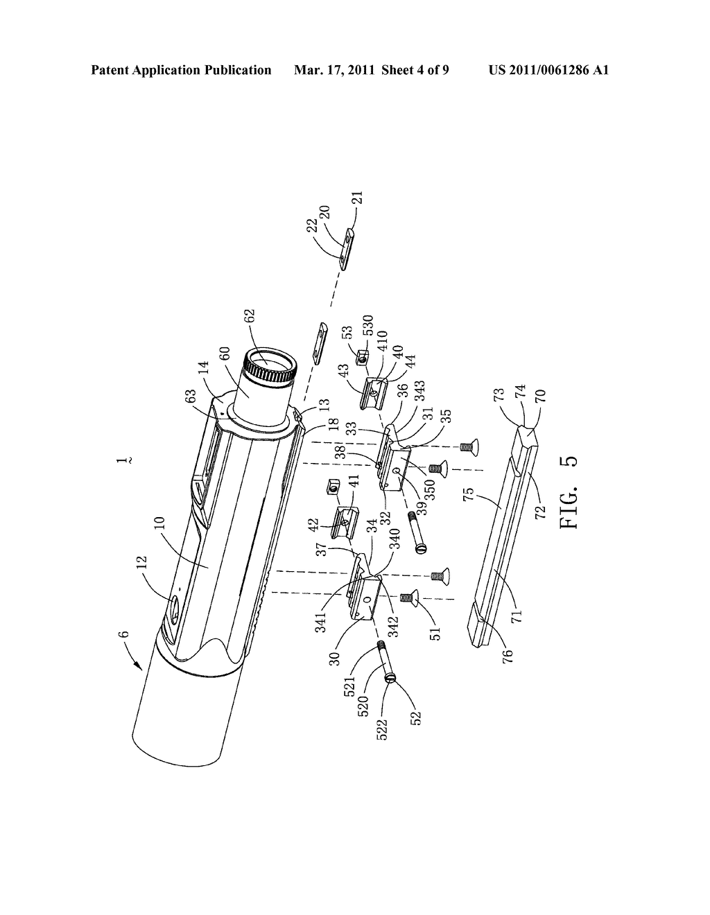 UNIVERSAL SCOPE MOUNT FOR FIREARM - diagram, schematic, and image 05