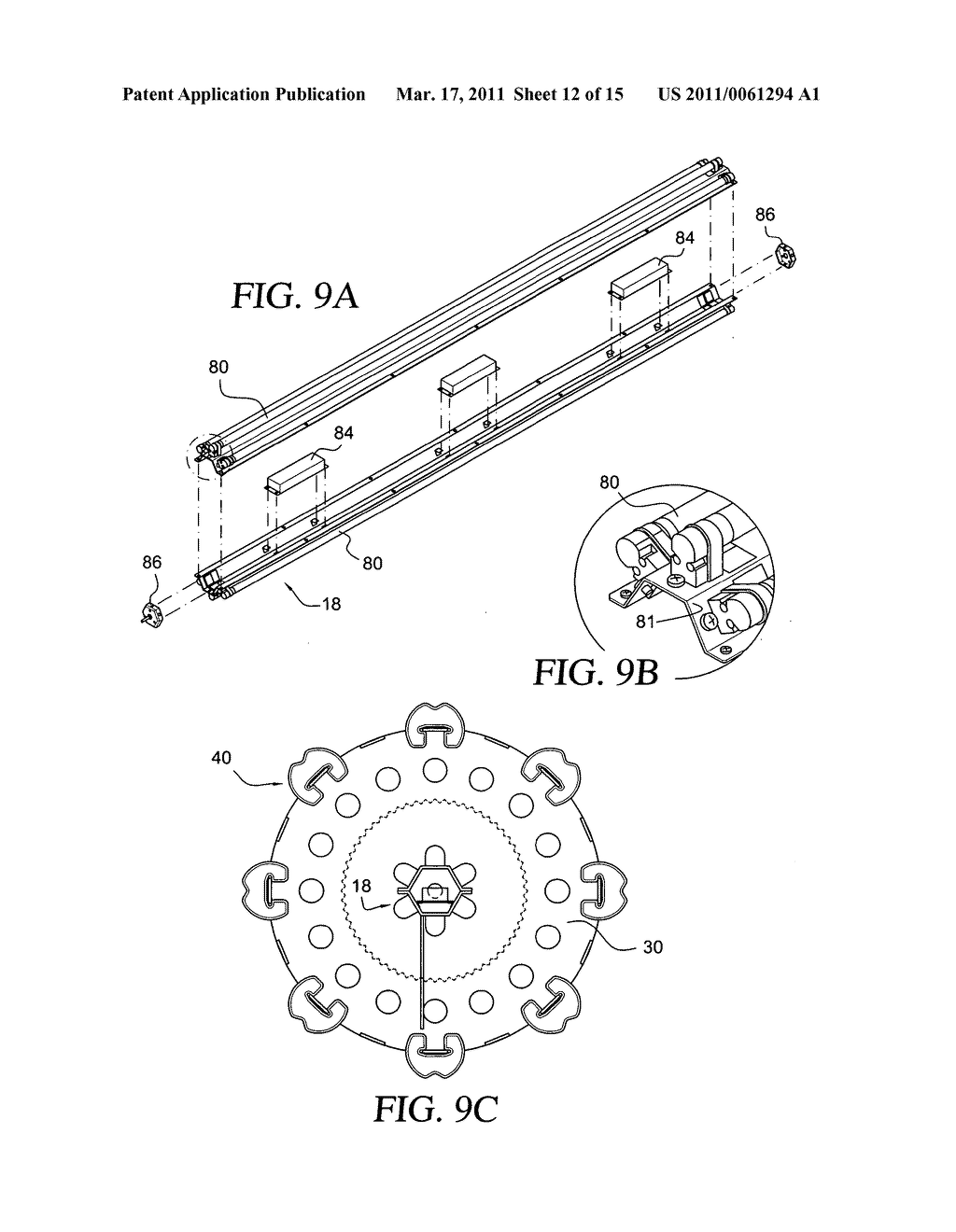 Apparatus for growing plants - diagram, schematic, and image 13