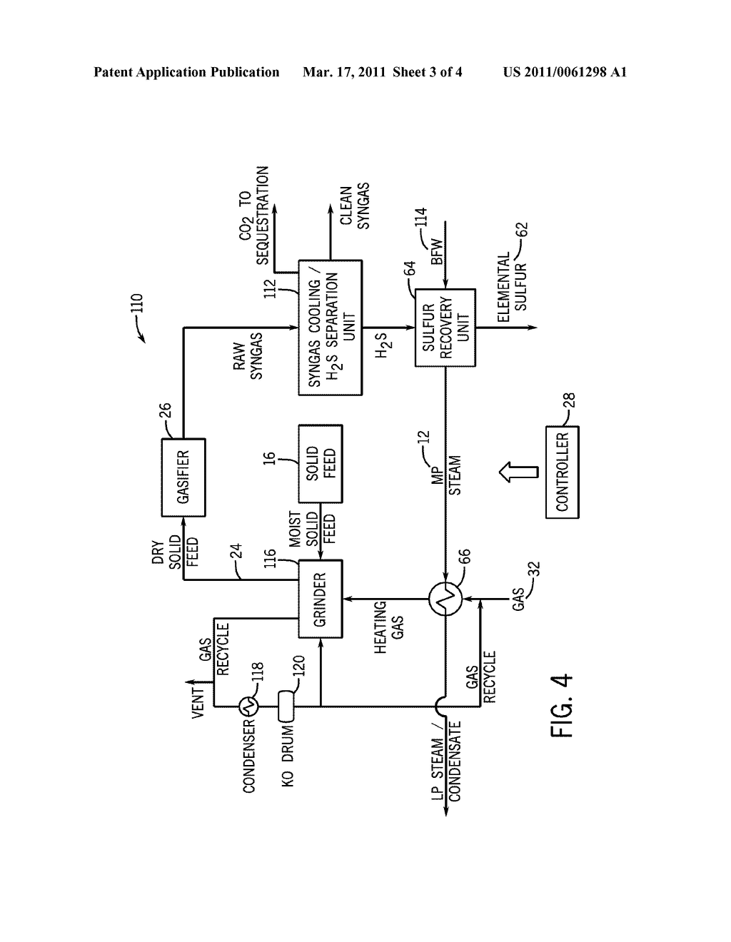 METHOD AND APPARATUS FOR DRYING SOLID FEEDSTOCK USING STEAM - diagram, schematic, and image 04