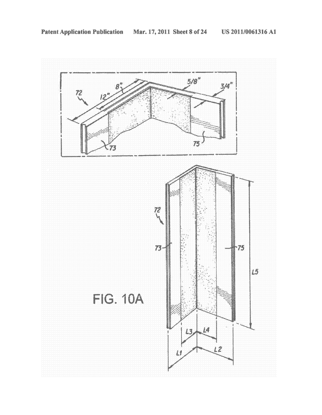 NON-COMBUSTIBLE REINFORCED CEMENTITIOUS LIGHTWEIGHT PANELS AND METAL FRAME SYSTEM FOR BUILDING FOUNDATIONS - diagram, schematic, and image 09