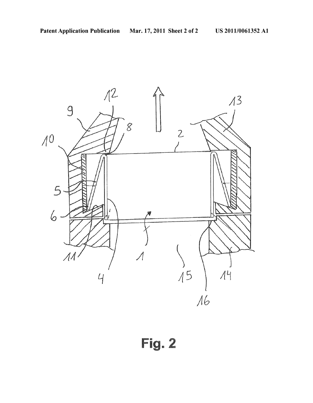 FILTER ARRANGEMENT WITH LATCHING V FLAPS - diagram, schematic, and image 03