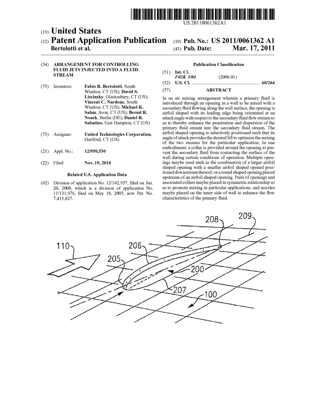 ARRANGEMENT FOR CONTROLLING FLUID JETS INJECTED INTO A FLUID STREAM - diagram, schematic, and image 01