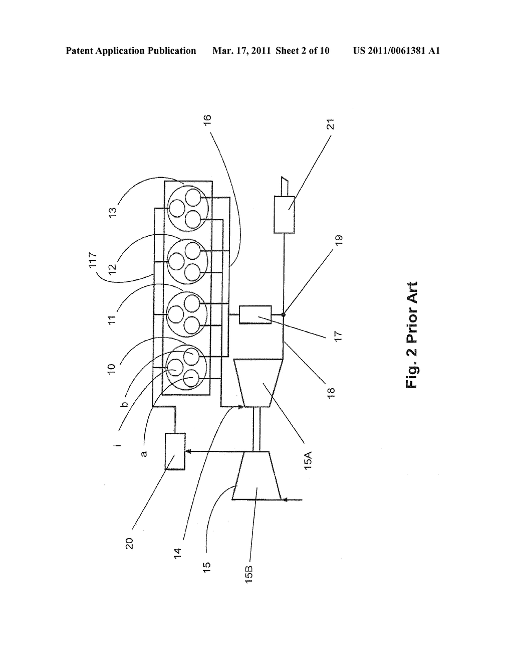 MULTI-STAGE TURBOCHARGING SYSTEM WITH THERMAL BYPASS - diagram, schematic, and image 03