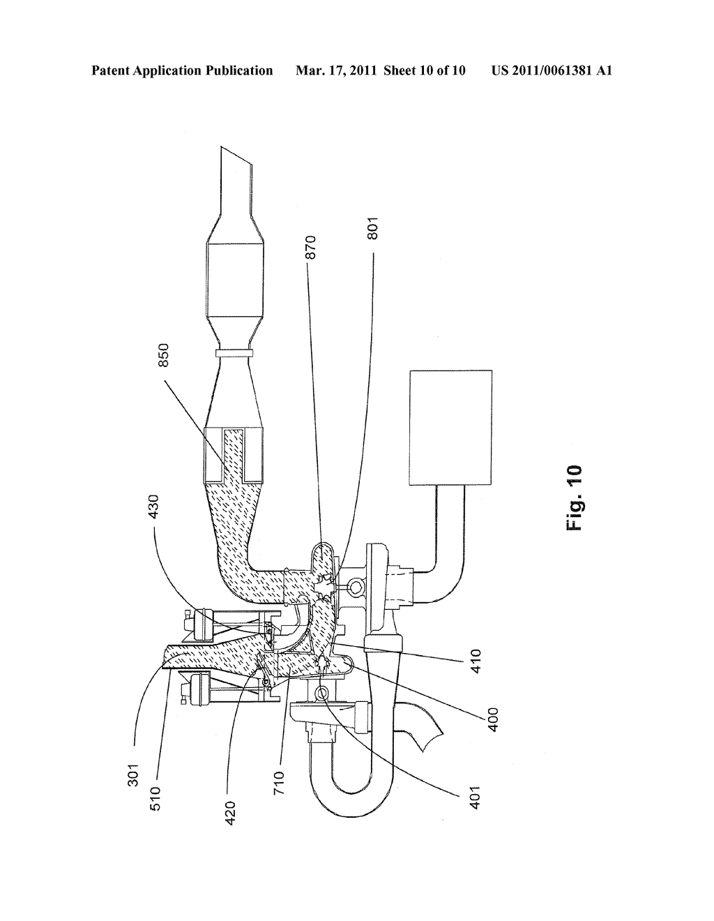 MULTI-STAGE TURBOCHARGING SYSTEM WITH THERMAL BYPASS - diagram, schematic, and image 11